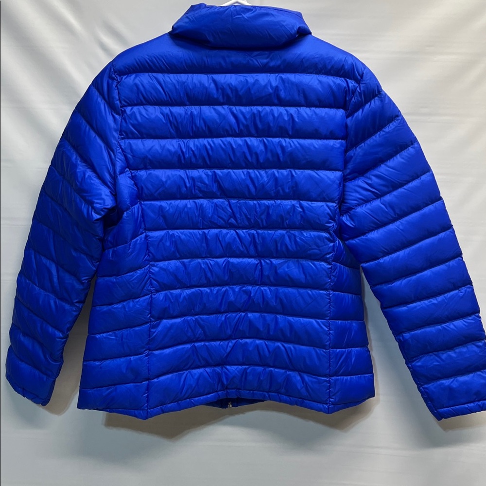 Attention Blue Packable Down Puffer Jacket W/ Bag… - image 4